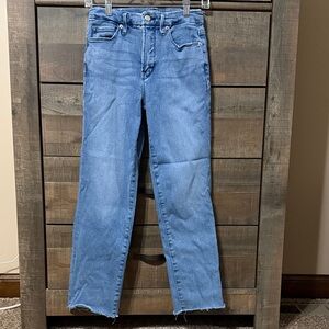 Good American Light Blue Ankle Jeans